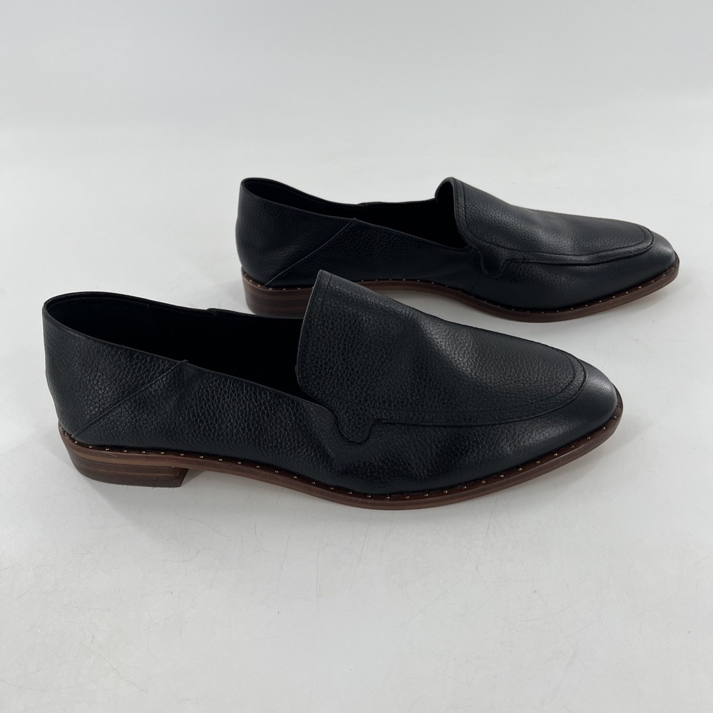 Vince Camuto Leather Womens Flat Shoe VC-Cretinian 8.5 Black Souffle Lux 39.5 - Picture 11 of 16